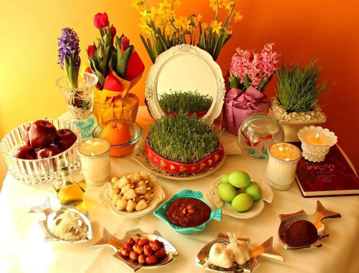 سفره هفت‌سین آتش‌ به پا کرد