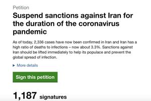 تومار درخواست لغو ‌تحریم‌های آمریکا علیه ایران از مرز یک هزار امضا گذشت