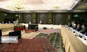 سرلشکر باقری و واعظی با ماسک به جلسه ستاد ملی مبارزه با کرونا آمدند /روحانی در جایگاه ریاست +عکس