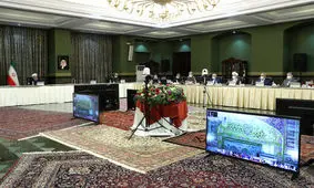 حسن روحانی به این عکس اشاره کرد؛ مراقبت پلیس از دستمال توالت‌ها /فضاسازی ضدانقلاب به در بسته خورد