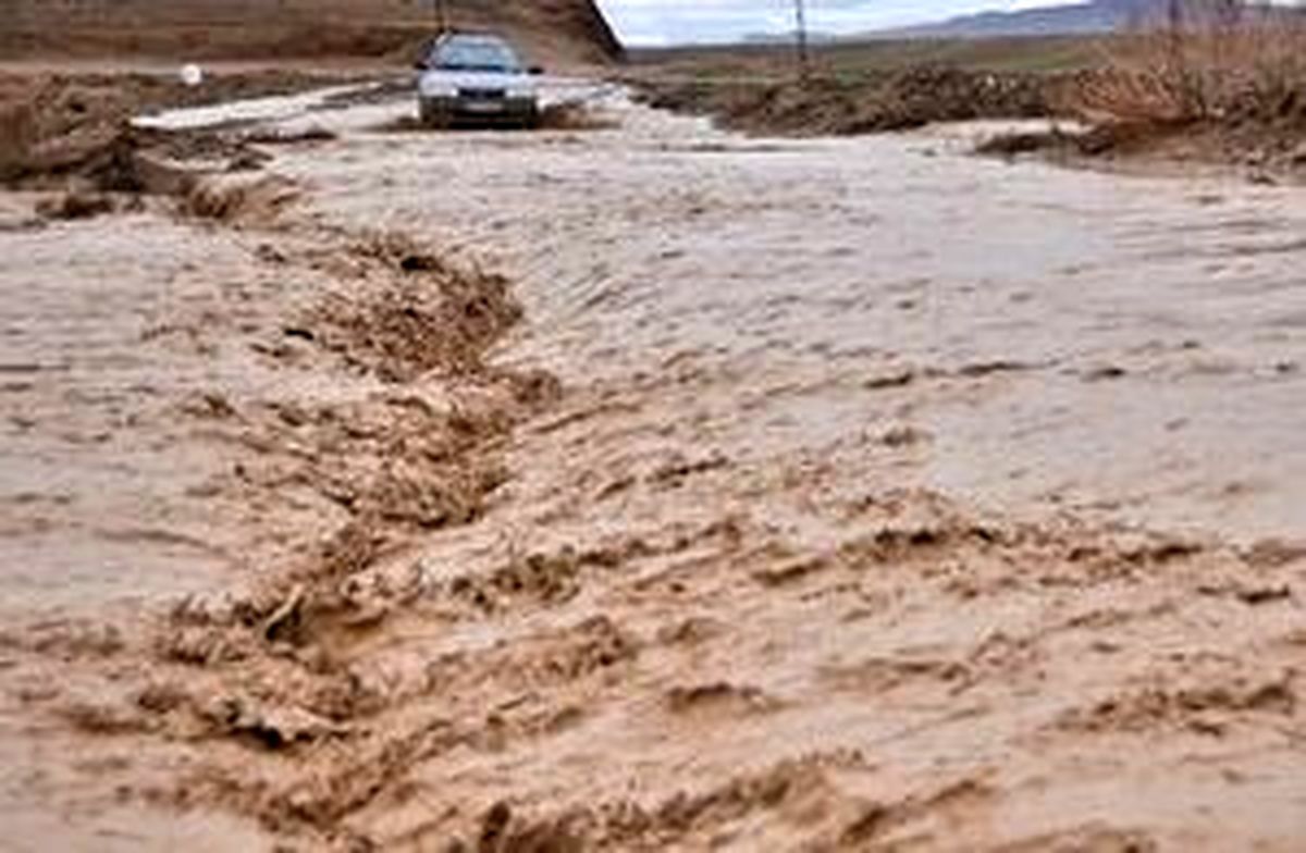 روستای خداآباد سیستان و بلوچستان در نزدیکی مرز پاکستان پس از بارش باران اخیر