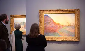 گشتی در نمایشگاه «کلود مونه» در ایام قرنطینه + عکس