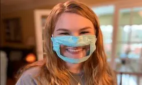 تولید ماسک مخصوص ناشنوایان(تصاویر)