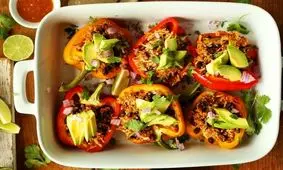 طرز تهیه دلمه با برنج گل کلم