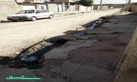 وضعیت نامناسب جاده صاحب الزمان (عج) شوشتر