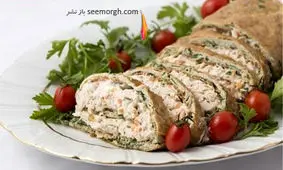 رولت مرغ، یک پیش غذای خوشمزه و آسان مخصوص خانم های شاغل!