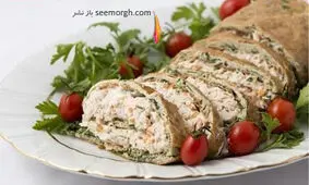 رولت مرغ، یک پیش غذای خوشمزه و آسان مخصوص خانم های شاغل!