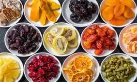 میوه خشک را چگونه تهیه کنیم که رنگش تغییر نکند؟