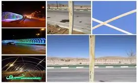 تخریب ریسه‌های تونل نوری شهرکرد