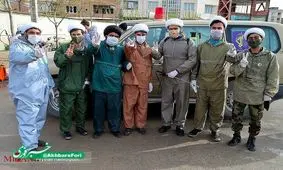 ضدعفونی توسط گروه جهادی در بجنورد