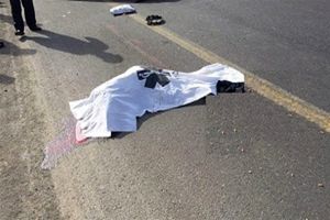 یک کشته در برخورد کامیون با عابر پیاده