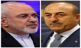 ظریف با وزیر امور خارجه ترکیه گفت‌وگو کرد