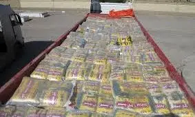 کشف بیش از ۲ تن برنج قاچاق در استهبان