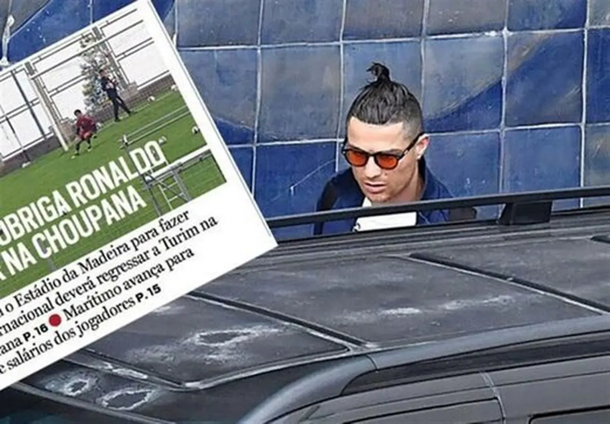 رونالدو از قرنطینه خارج و پا به توپ شد/عکس