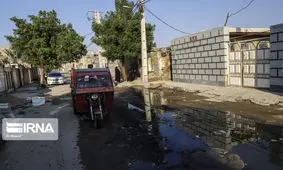 فاضلاب،همنشین حاشیه‌نشینان اهواز / عکس