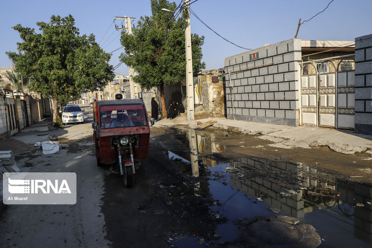 فاضلاب،همنشین حاشیهنشینان اهواز / عکس
