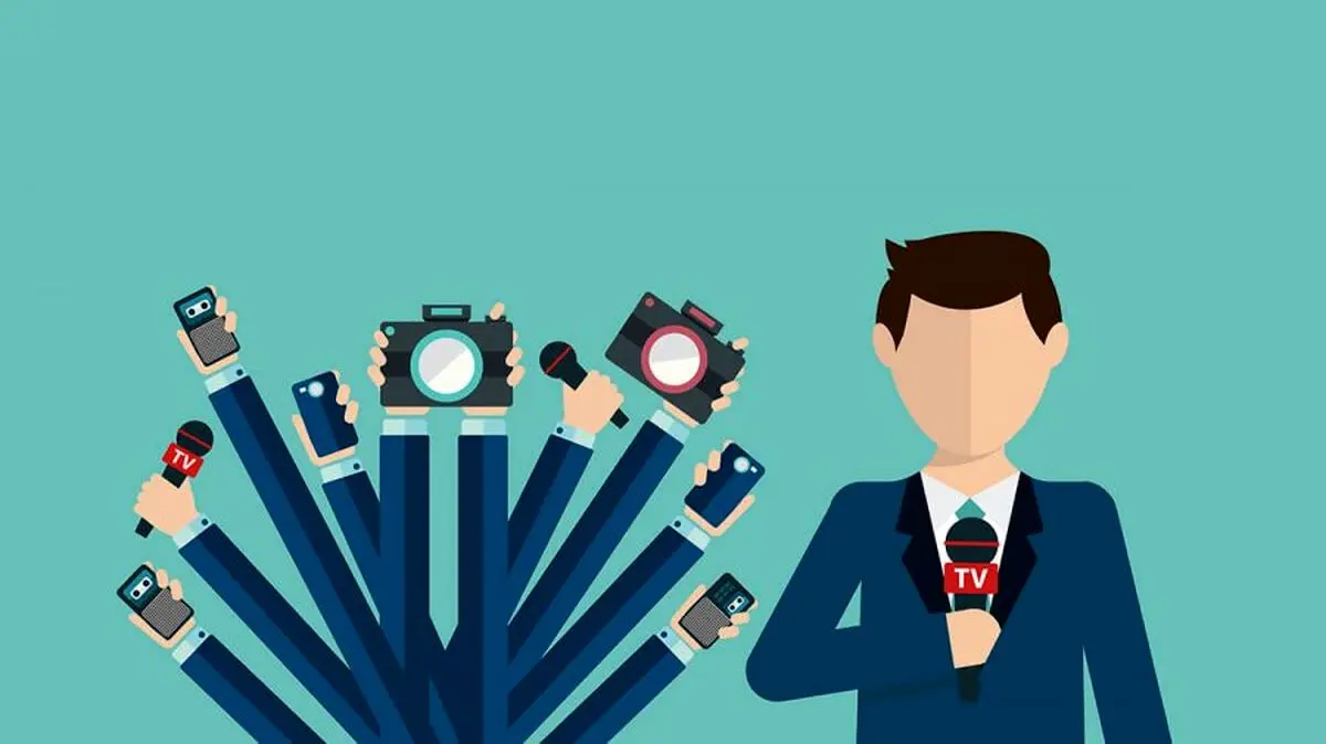 مدل جديد كار خبرى در روزهاى قرنطينه و فاصله گذارى اجتماعى / عکس