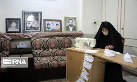 تصویر زنی که رهبری از اقدامات ضدکرونایی او یاد کردند