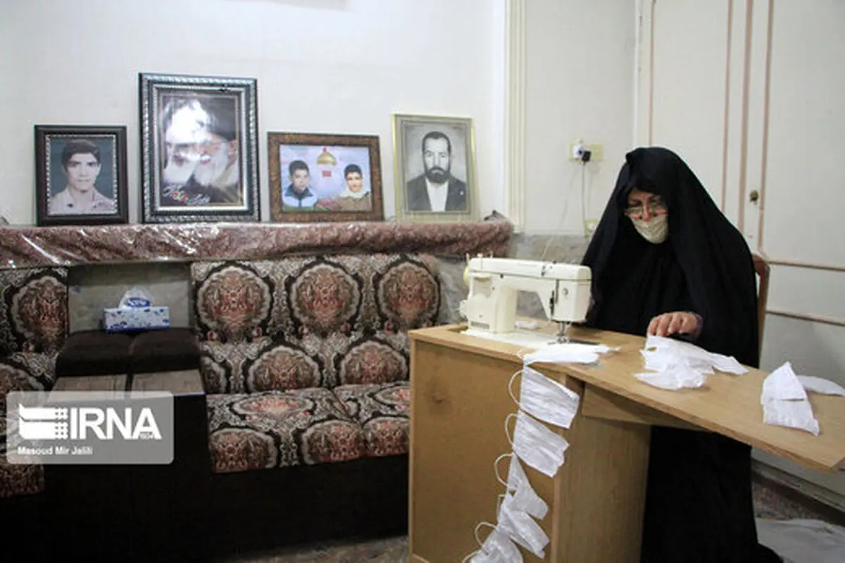 تصویر زنی که رهبری از اقدامات ضدکرونایی او یاد کردند