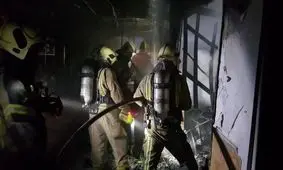 آتش‌سوزی بازار سنتی ستارخان/ ۱۲ باب مغازه در آتش سوخت + فیلم