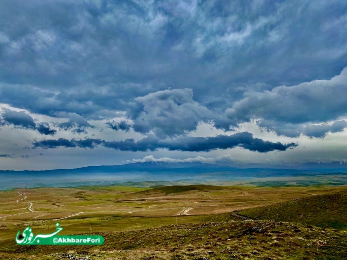 طبیعت زیبای کوههای خلج در جنوب مشهد + تصویر