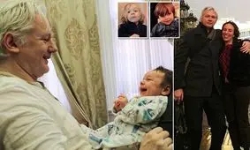 آسانژ در سفارت اکوادور پدر شده است