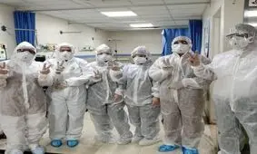 تشکر یک شرکت داخلی از کادر درمان