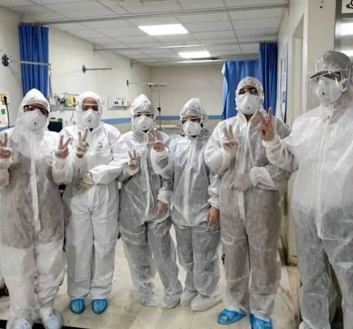 تشکر یک شرکت داخلی از کادر درمان