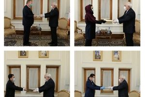 دیدار سفرای چند کشور در تهران با وزیر امور خارجه