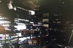 آتش‌سوزی فروشگاه مواد غذایی در دربند