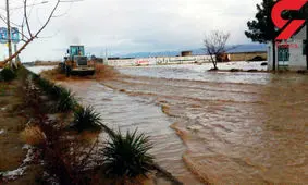وضعیت سیل در شهرستان خواف + فیلم
