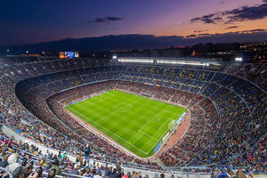 گنجایش بزرگترین استادیوم ورزشی در اروپا چقدر است؟