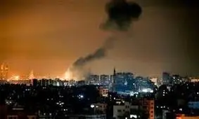 حمله جنگنده‌های صهیونیستی به غزه