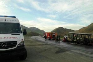 یک کشته و ۱۰ مصدوم در حادثه رانندگی جاده میانه - زنجان