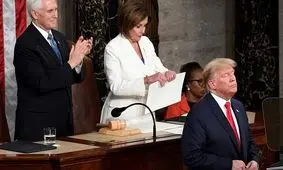 واکنش ترامپ به انتقاد رئیس مجلس نمایندگان: نانسی پلوسی توله سگ مریض است