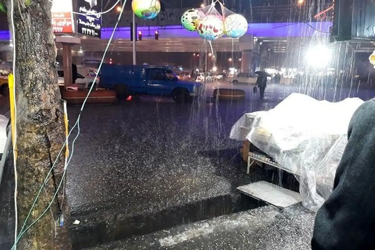 بارش تگرگ در خوزستان پیش‌بینی می شود