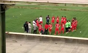 پرسپولیسی‌ها به اعتصاب پایان دادند+عکس