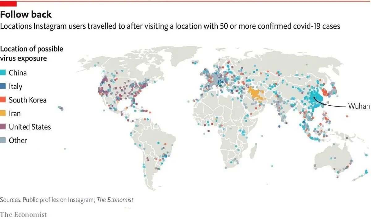 اکونومیست: ایرانی‌ها کرونا را در جهان پخش نکرده‌اند
