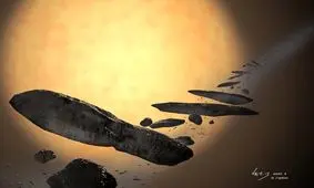 "سیگار برگ" احتمالاً قطعه‌ای از یک سیاره خردشده توسط یک ستاره است