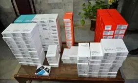 کشف محموله میلیاردی گوشی قاچاق در کرمانشاه