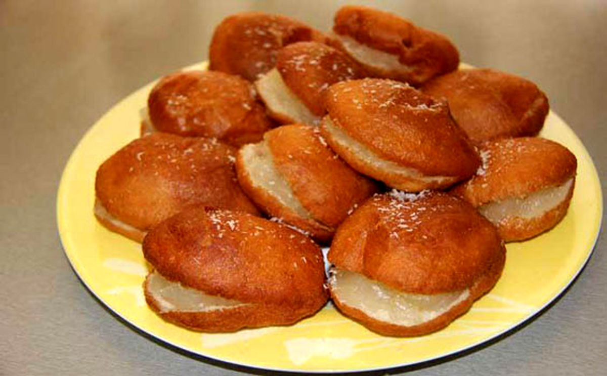 طرز تهیه پیراشکی کرم دار