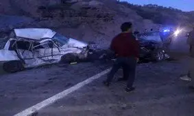 یک فوتی و ۵ مصدوم در پی برخورد پراید و پژو