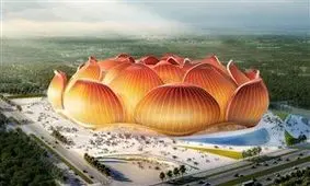 ورزشگاه زیبای چینی‌ها برای جام جهانی/عکس