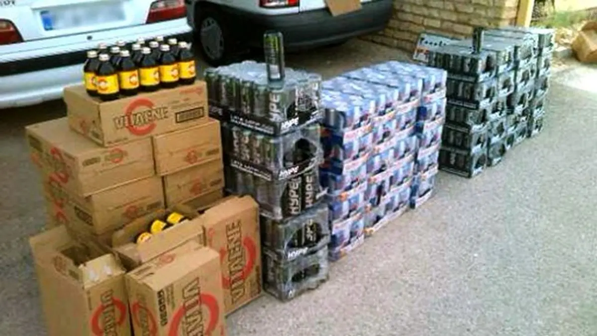 توقیف محموله نوشیدنی‌های انرژی‌زای قاچاق در اهواز
