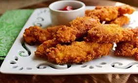 طرز تهیه چیکن استریپس آسان