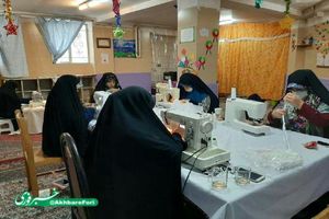 راه اندازی کارگاه تولید ماسک در زنجان + تصویر