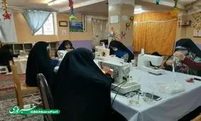 راه اندازی کارگاه تولید ماسک در زنجان + تصویر