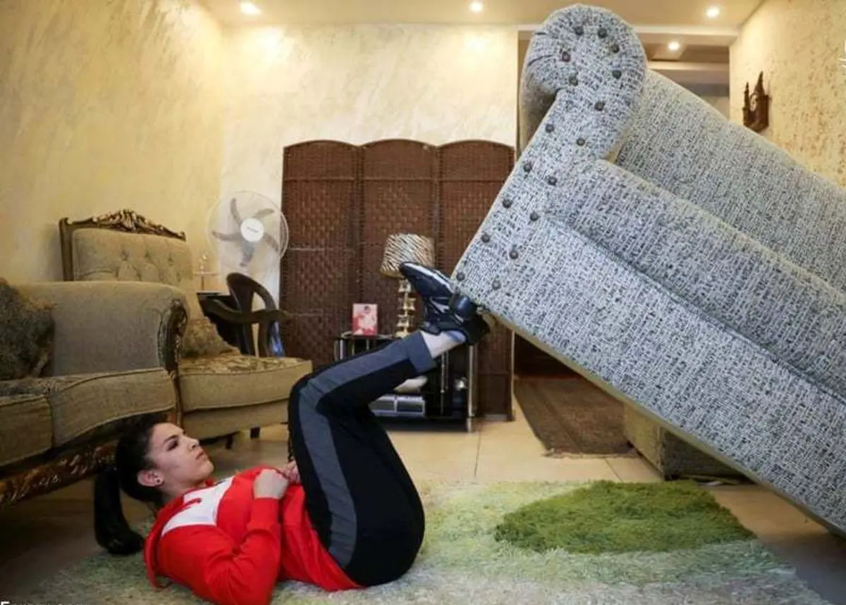 تصاویر| روش‌های خلاقانه ورزشکاران برای ورزش در قرنطینه