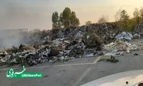 دپوی زباله در کنار بابل رود