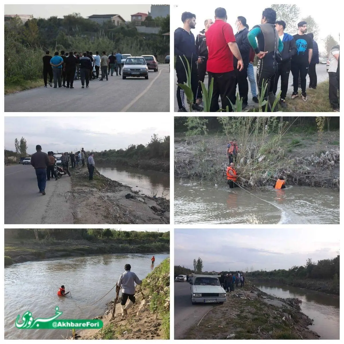 سقوط کودک ۵ ساله در رودخانه بابل‌رود